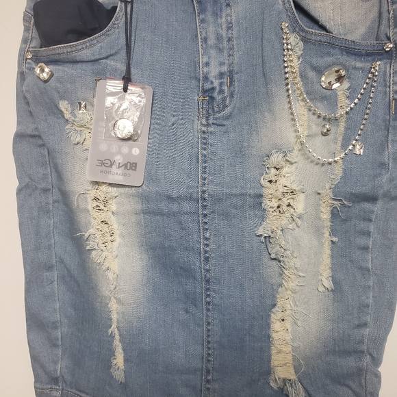 Bonage Blue Jean skirt - Picture 2 of 9